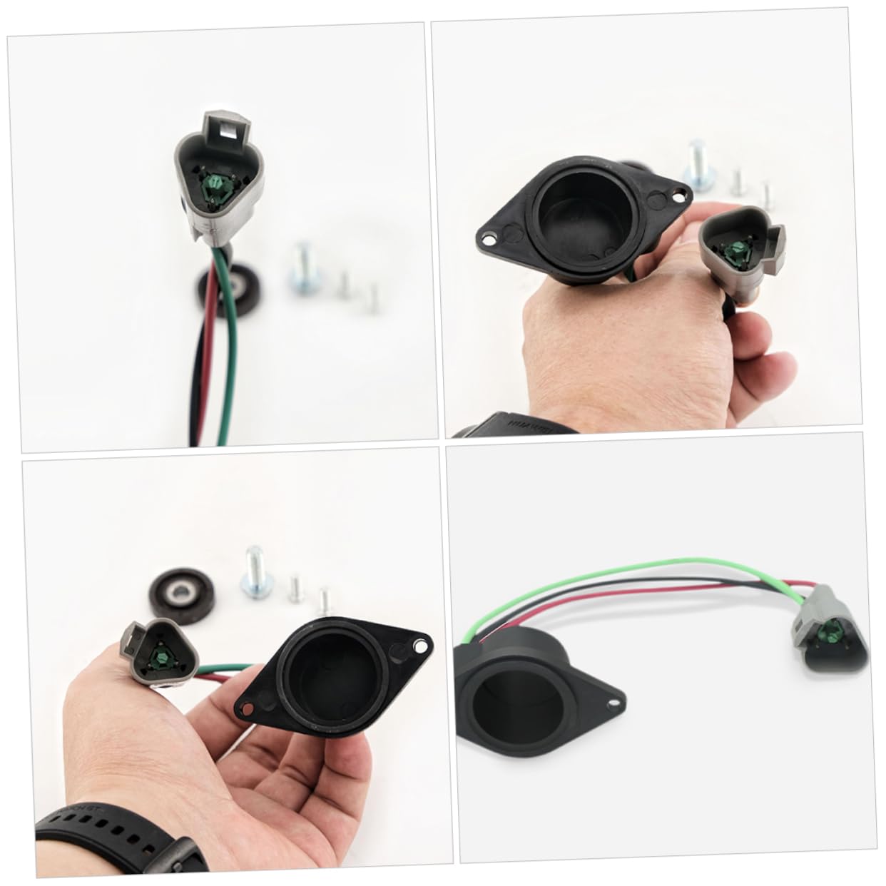 Abaodam Geschwindigkeitssensor Zubehör für Golfwagen Sicht Accessoires für Golfwagen Auto Sensoren Golf-Zubehör Golfzubehör für Damen Tachometer für Golfwagen Plastik Schwarz