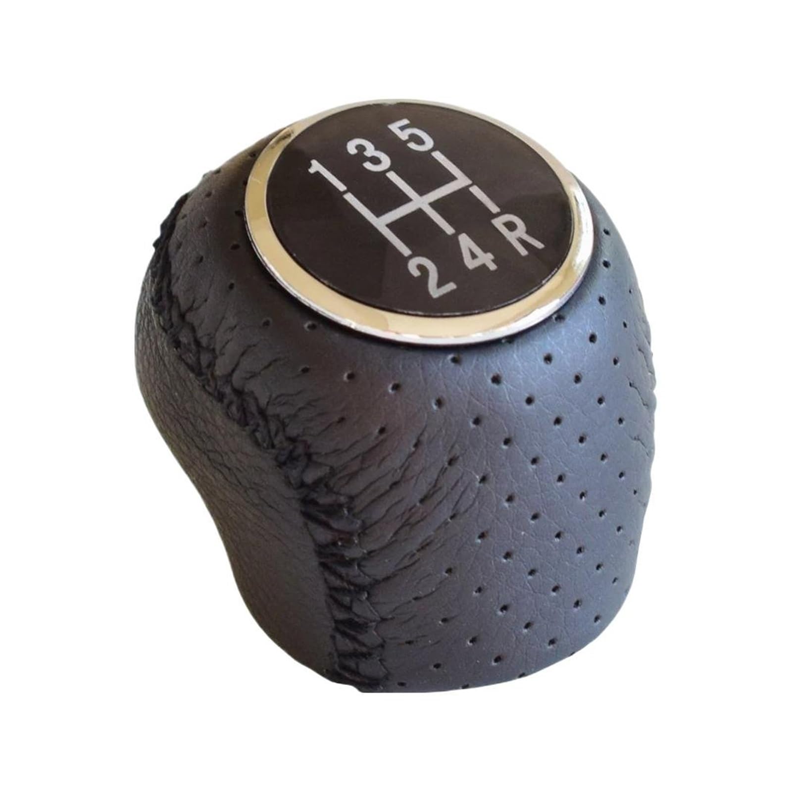 HTVTKRFGRL Knob Only Gear Shifter Knob Manual 5-Speed / 6-Speed for Fiat Ducato for Citroen Jumper&Relay for Peugeot Boxer 02-14 Leather/ABS Stylish Shift 1PC