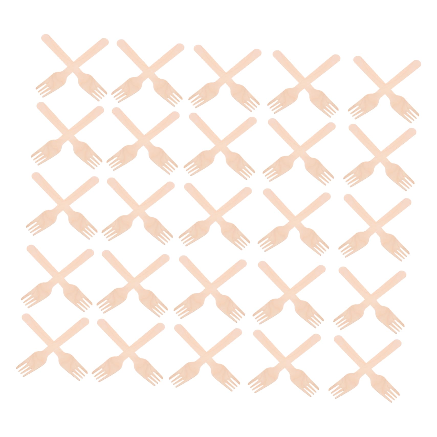 Unomor 100pcs Elegant Forks Convenient Party Tableware for Fruits Salad Snacks Stylish One Use Dinnerware for Weddings Events Gatherings