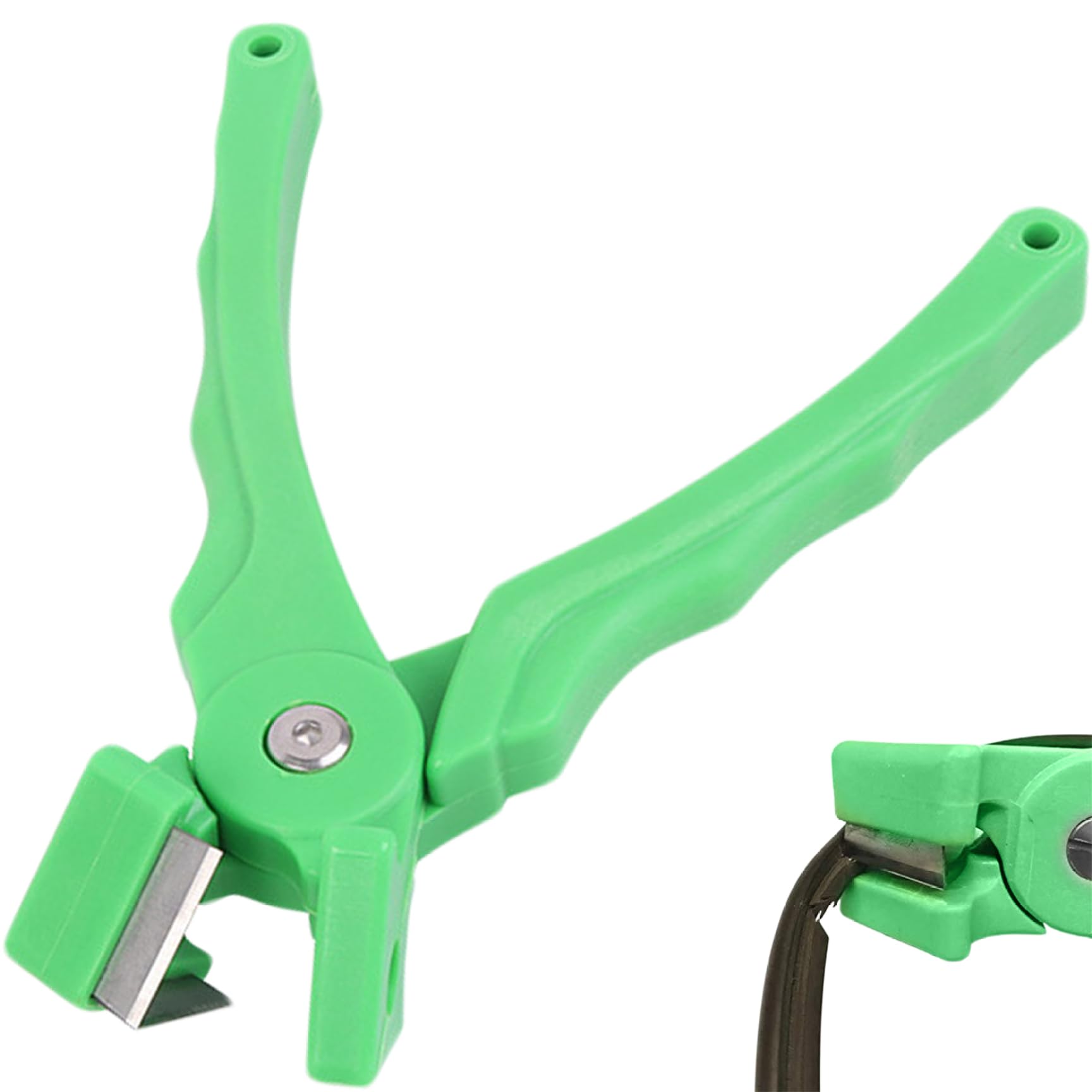 Miter Shears, 90 Degree Mitre Shears with 2 Replacement Blades, Labor-Saving Rubber Strip Scissors with Comfortable Grip, Miter for Molding