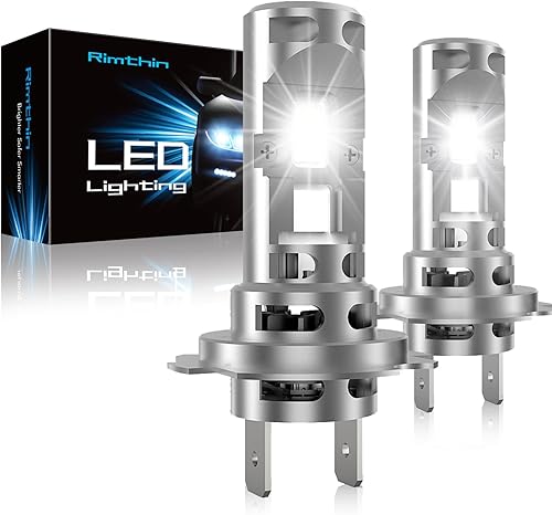 Bombillas LED H7, 60 W, 16000 lúmenes, luces LED superbrillantes, 6000 K, luz antiniebla blanca fría, Plug and Play, paquete de 2