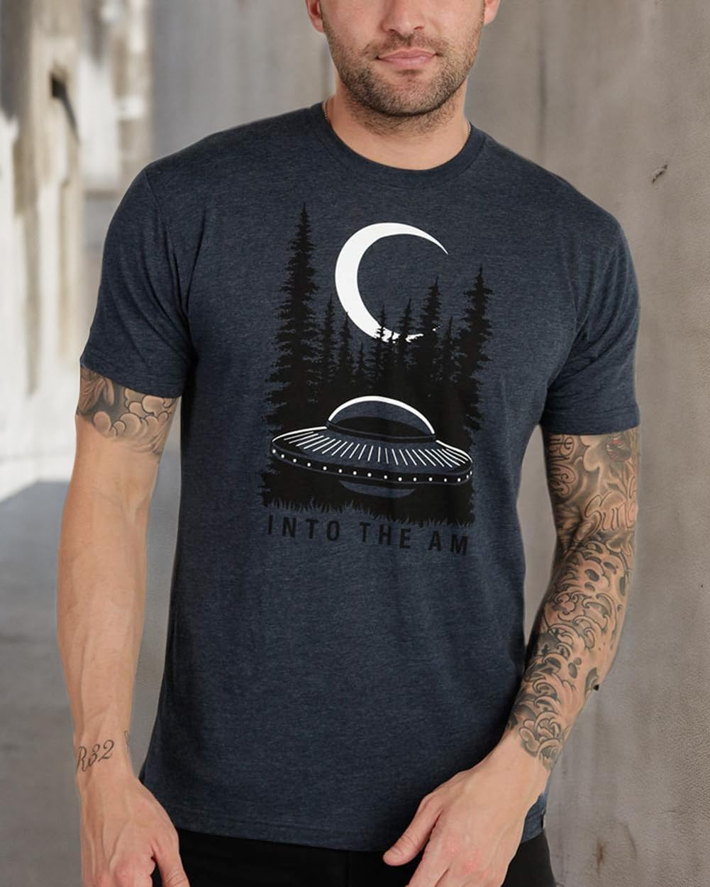 INTO THE AM Graphic Tees for Men S - 4XL Premium Short Sleeve Colorful T-Shirts Trippy Space Designs - Image 7