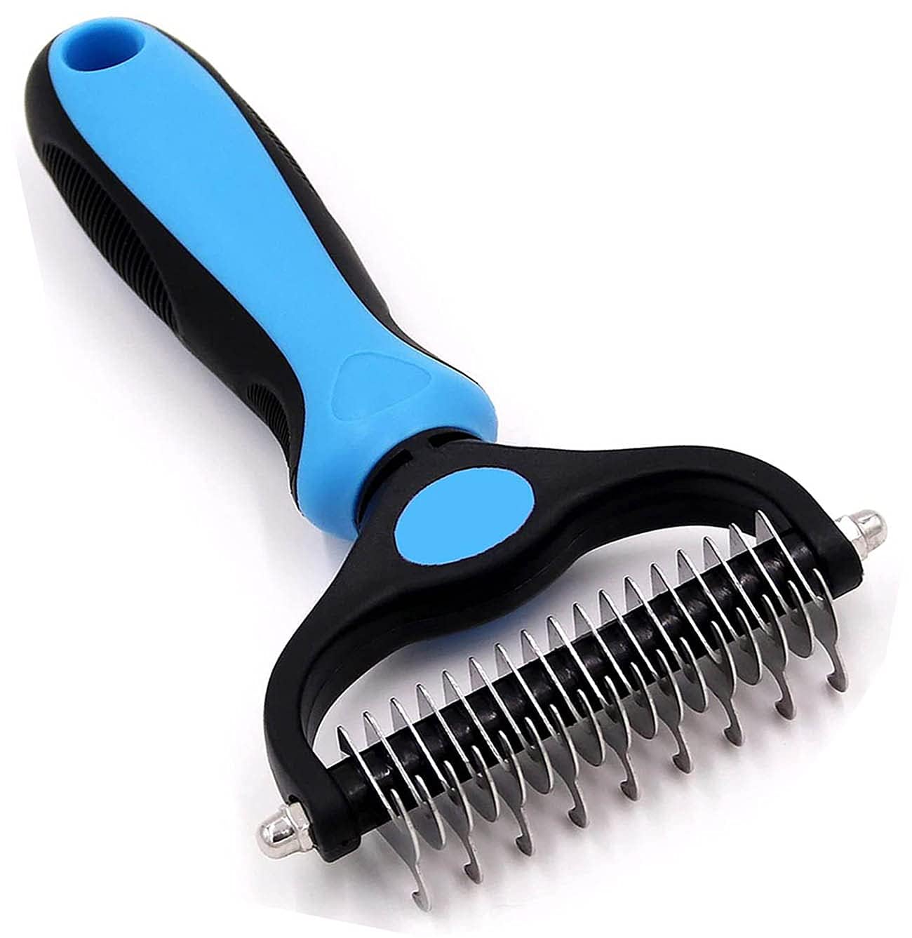 Zoxito Pet Grooming Tool,with Inwardly Curved Sharp Blades,Double Side Undercoat Rake Comb for Dog and Cat,easily remove floating hair, mats and knots,suitable for Long-Haired Pet (B0CJNZLRNS) Amazon Price History, Amazon Price Tracker
