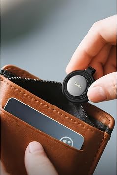 E100 Graceful Akıllı Takip Cihazı - iOS Bul (Find My) Ağı ile Uyumlu Anti-Lost Takip Etiketi, Anahtar ve Valiz İçin Mıknatıslı Bluetooth Takipçisi, Beyaz