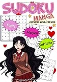  Sudoku Manga enfants de 6 à 10 ans facile moyen difficile: Activités jeux de réflexion Sudoku pour enfant de 6, 7, 8, 9 et 10 ans  210 grilles  ... en couleur Création Manga  un cadeau sympa