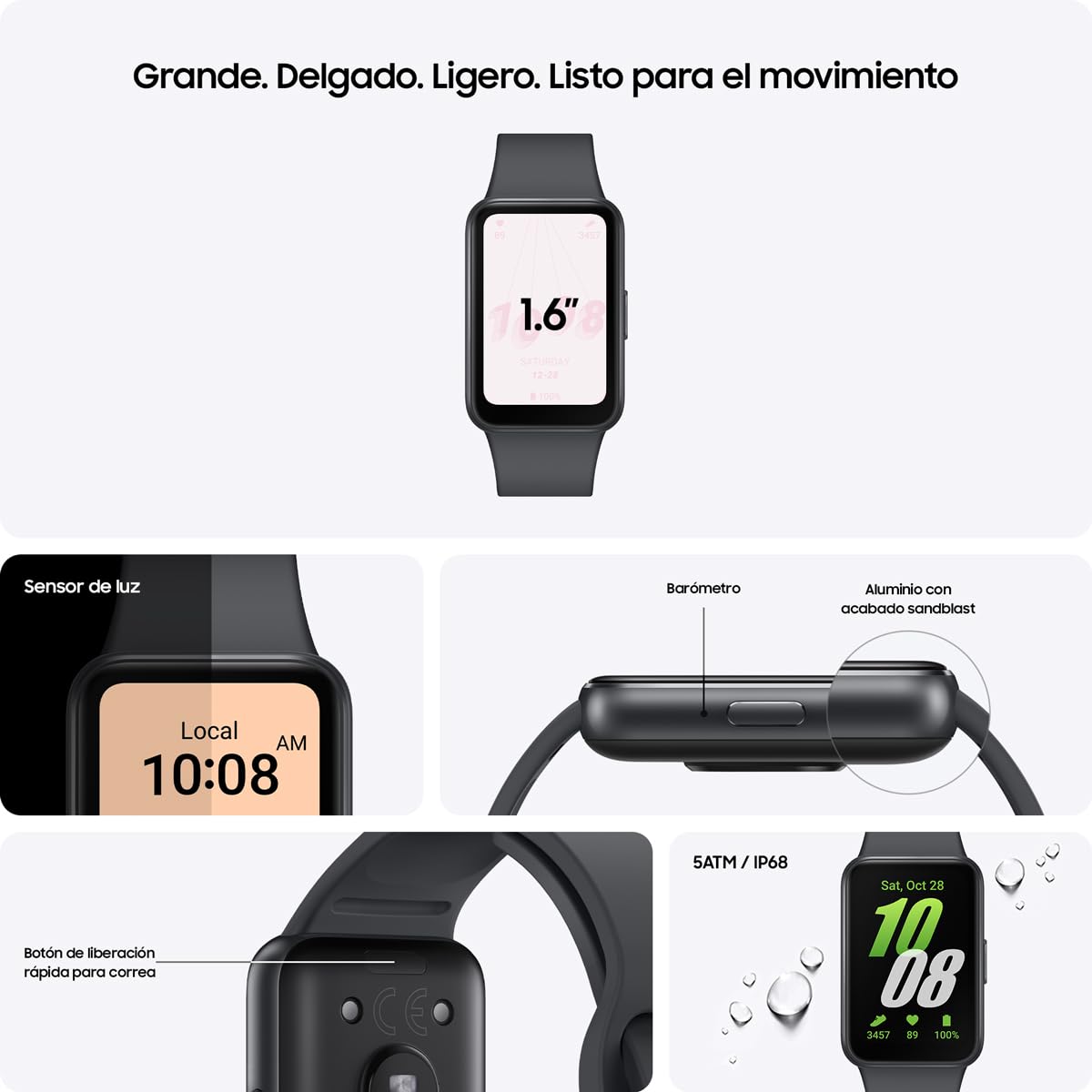 SAMSUNG Galaxy Fit3 Graphite — view 2