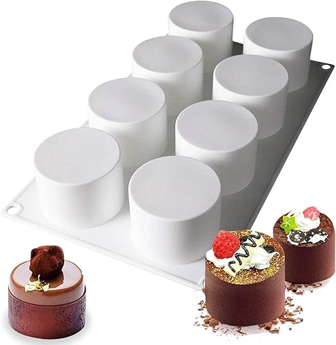 Miniatura 39 de OCPO Molde de silicona para hornear mousse pastel postre para caramelo chocolate trufa pudín pastelería jalea helado molde