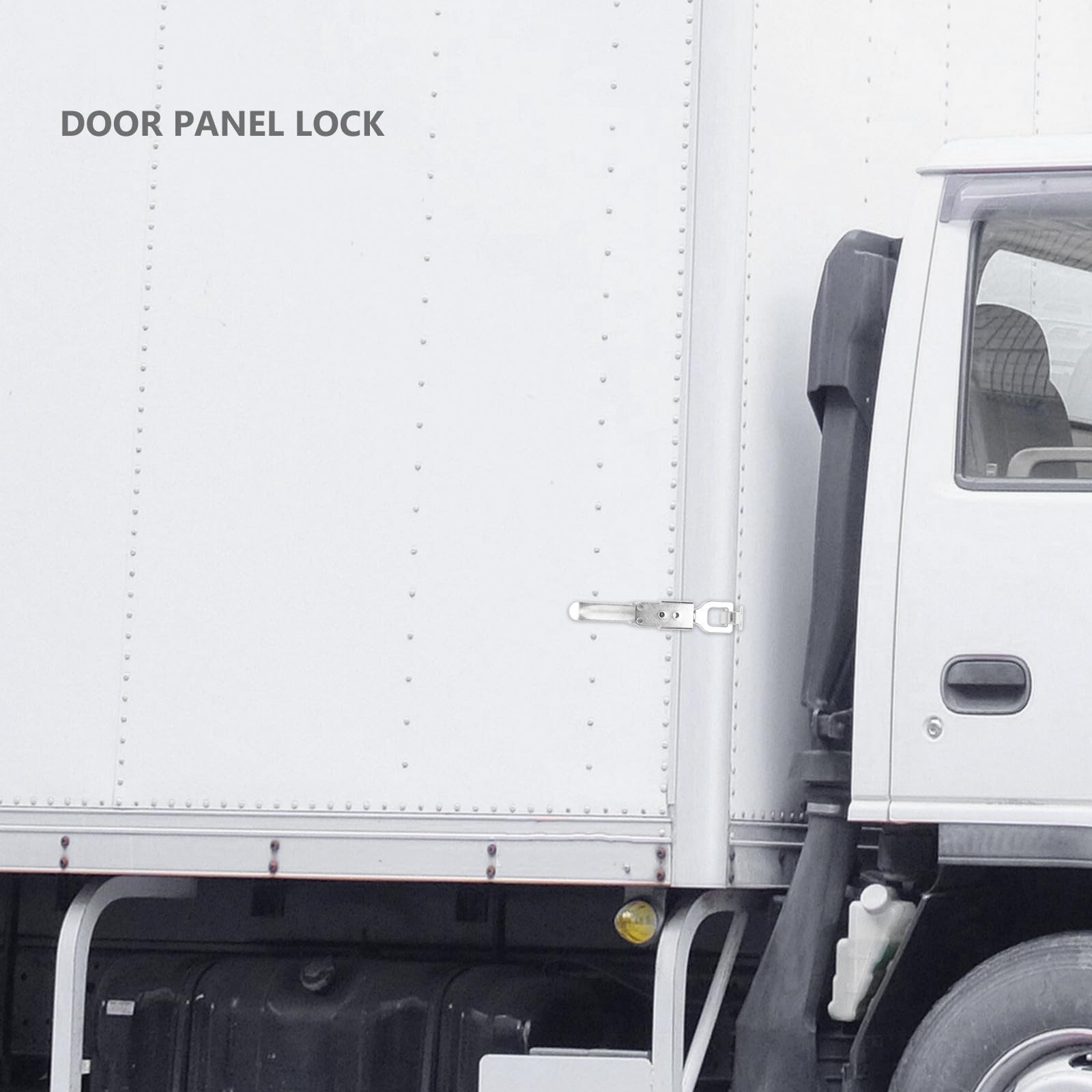Mikikit Pestillos de Palanca de Acero Inoxidable 304 para Puerta de Camión, Cierre Ajustable para Caja de Herramientas, Mecanismo Seguro y Resistente para Transporte y Uso Automotor