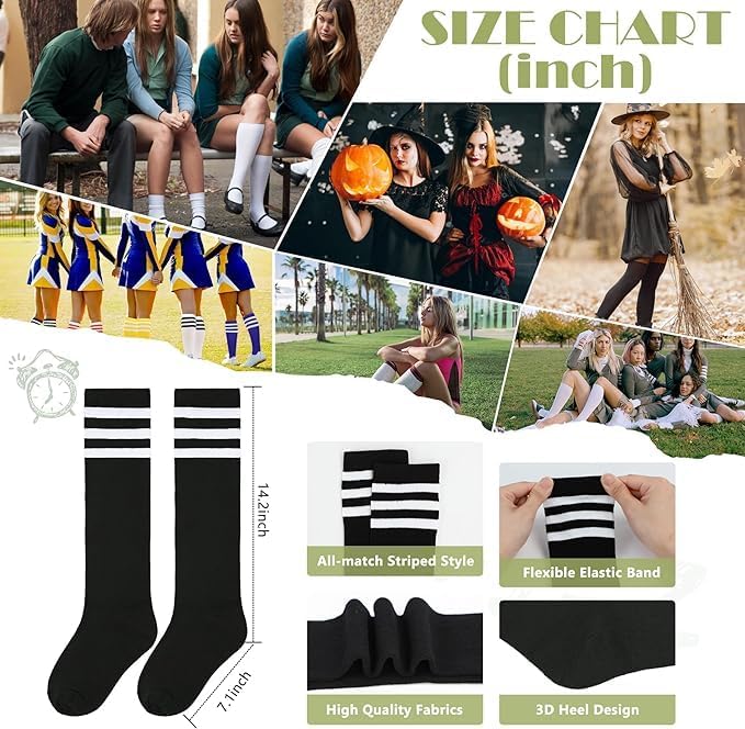Image of Zando Knee High Socks - Long & Thigh High Socks for Women