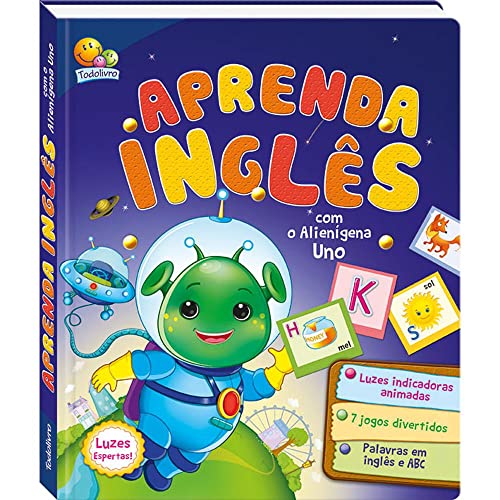 Luzes Espertas: Aprenda inglês com o alienígena Uno