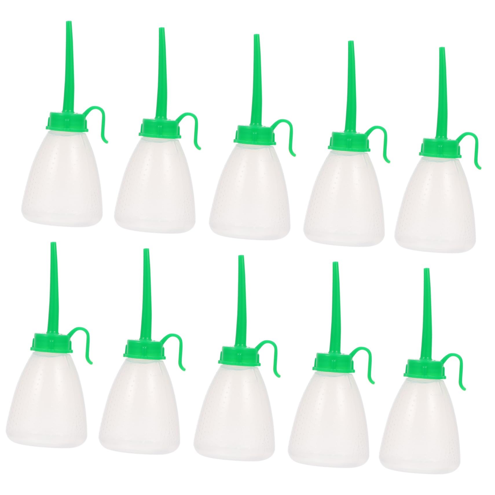 ERINGOGO 20Pcs Plastic Oil Bottle for Sewing Machines Leakproof Durable Oiler Pots for Engine Oil Dispensing Easy to Clean and Use for Household and Craft Applications
