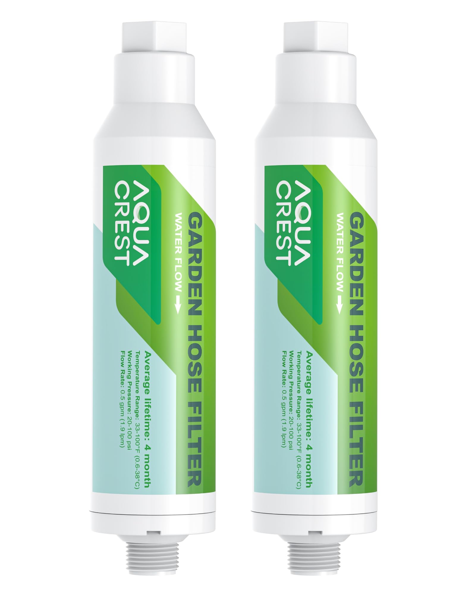 AQUACREST Garden Hose Water Filter for Plants Greatly Reduces Chlorine Odor Improve Plants Health Ideal for Organic Gardening