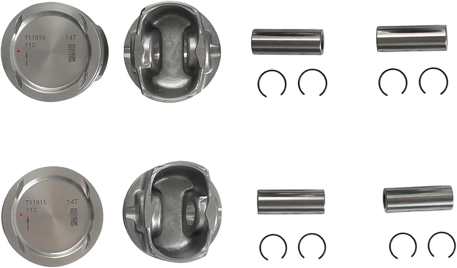 Engine Overhaul Rebuild Crankshaft Piston Kit Standard Size & Engine Bearing Fit For GM Chevy Cruze Buick Chevrolet Trax Sonic Limited Encore GMC 1.4L Engine Turbo 16-Valve 2011-2021 55574335 25198520