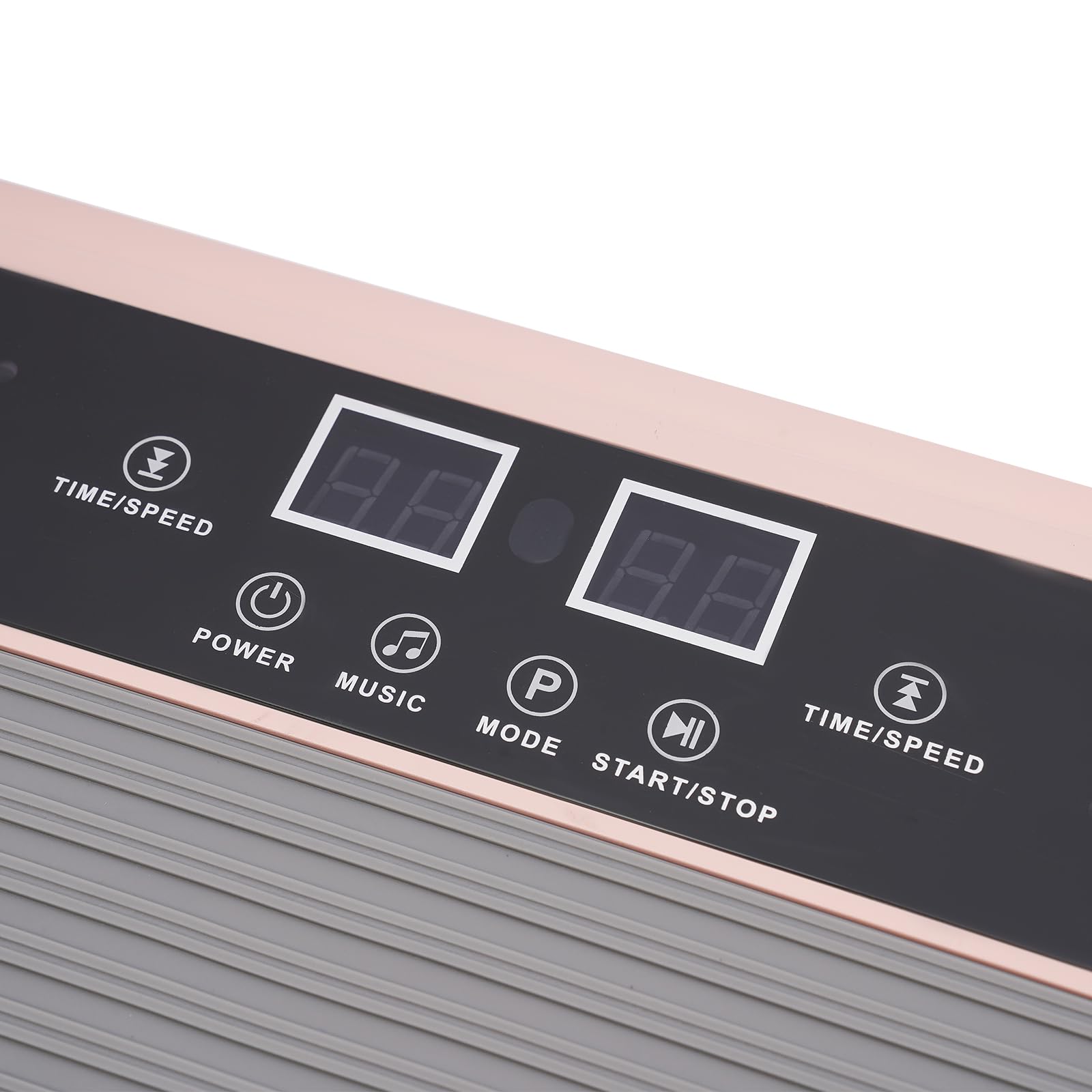 Plataforma vibratoria de 99 velocidades, engranaje para perder grasa y construir músculo, placa vibratoria para el hogar, tabla de vibración cardio con Bluetooth eficaz entrenamiento (rosa)