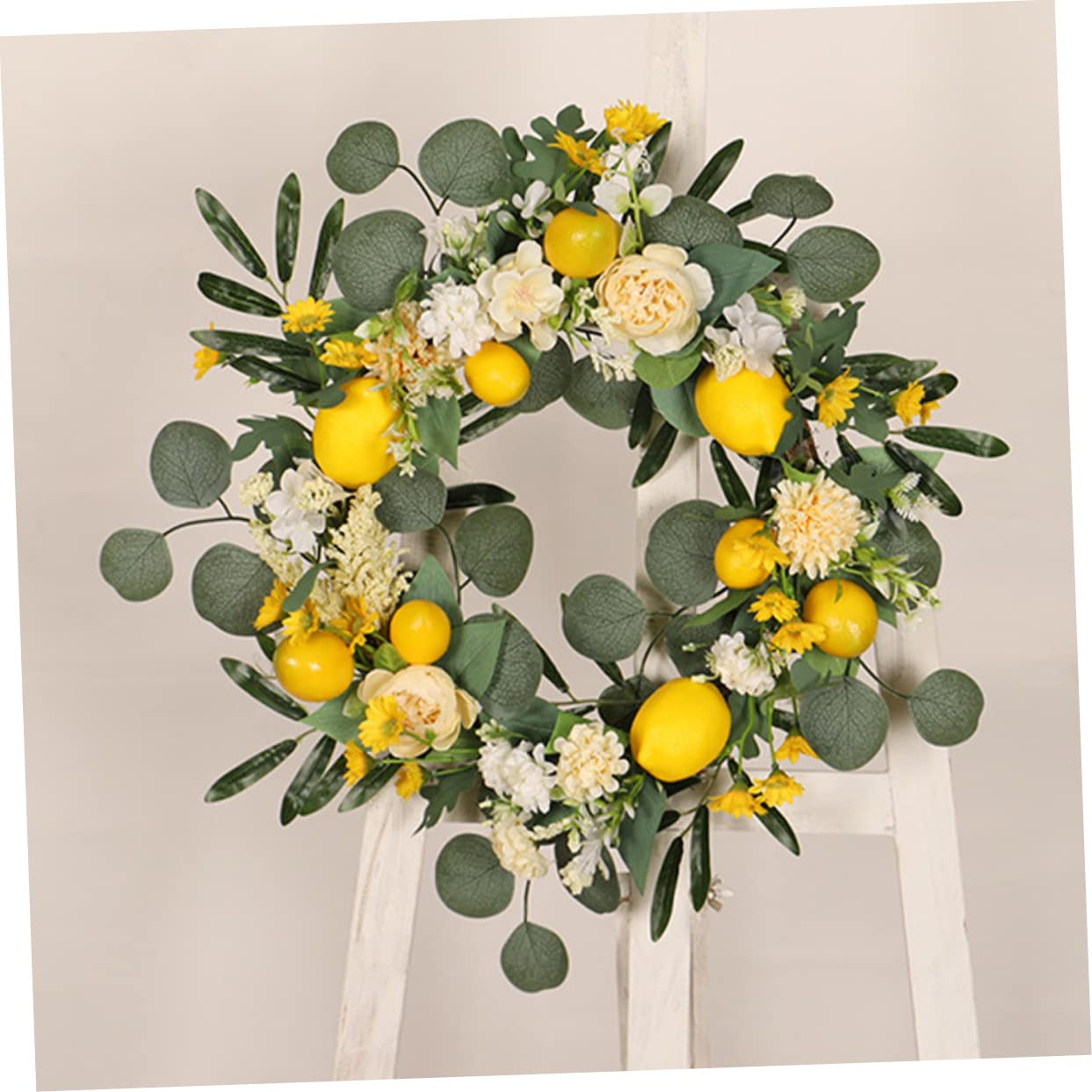 Ghirlanda Floreale Simulata in Seta Anello Decorativo