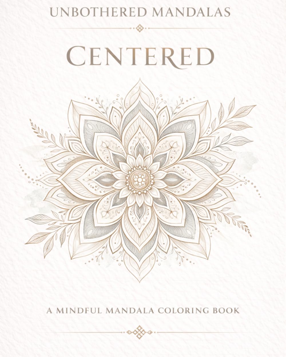 Unbothered Mandalas: Centered: A Mindful Coloring Book for Calm, Clarity, and Inner Balance