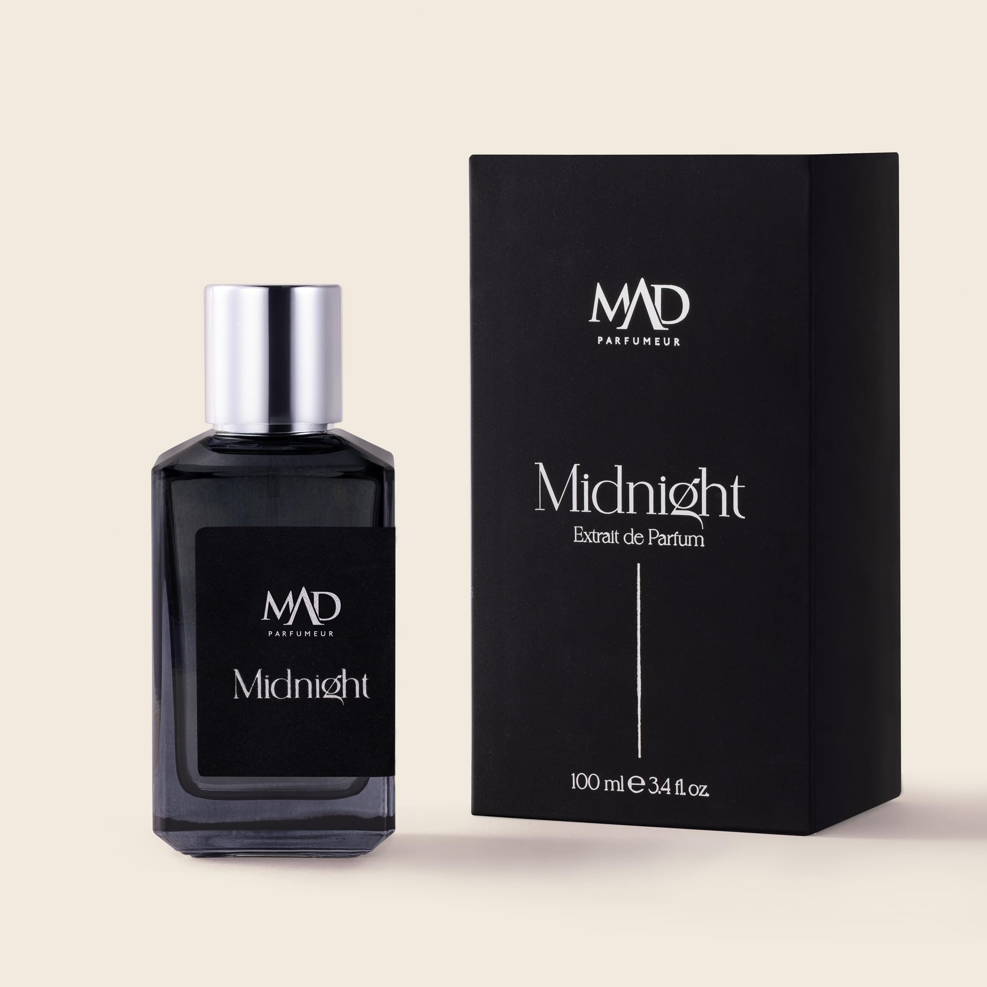 MAD Midnight Unisex Extrait de Parfum 100 ml– Kardamom,Vanille&Zedernholz