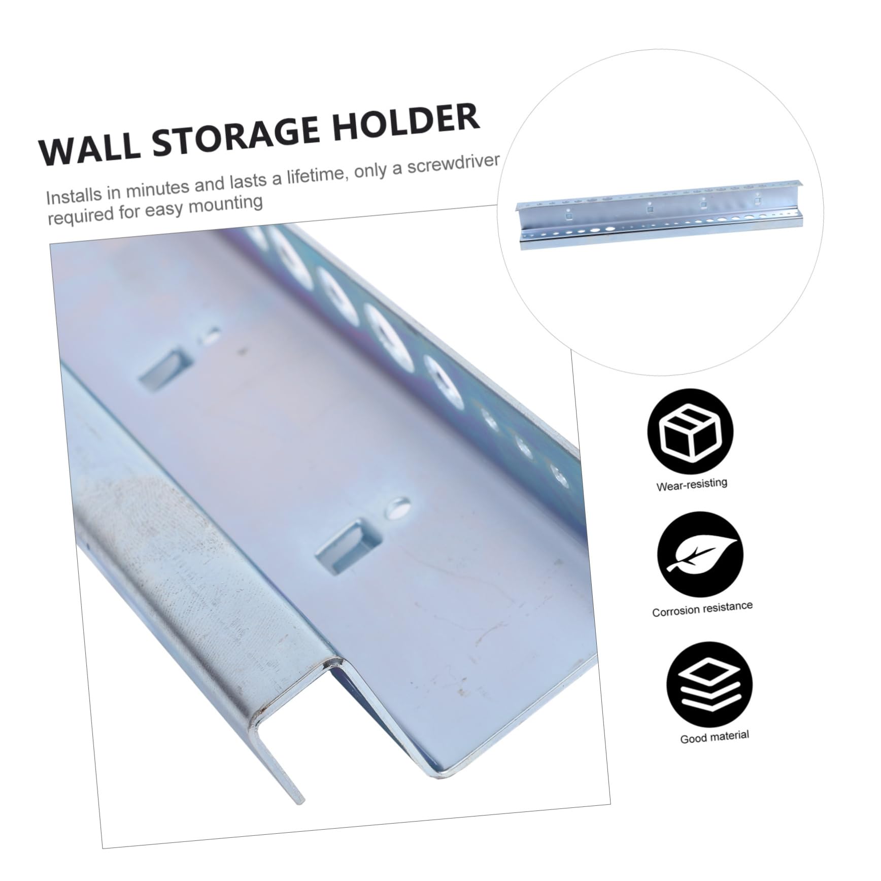 PRETYZOOM Ol Hangers for Garage Wall Storage Pegboard Storage Holder Alloy Steel Easy Install for Hand Tools