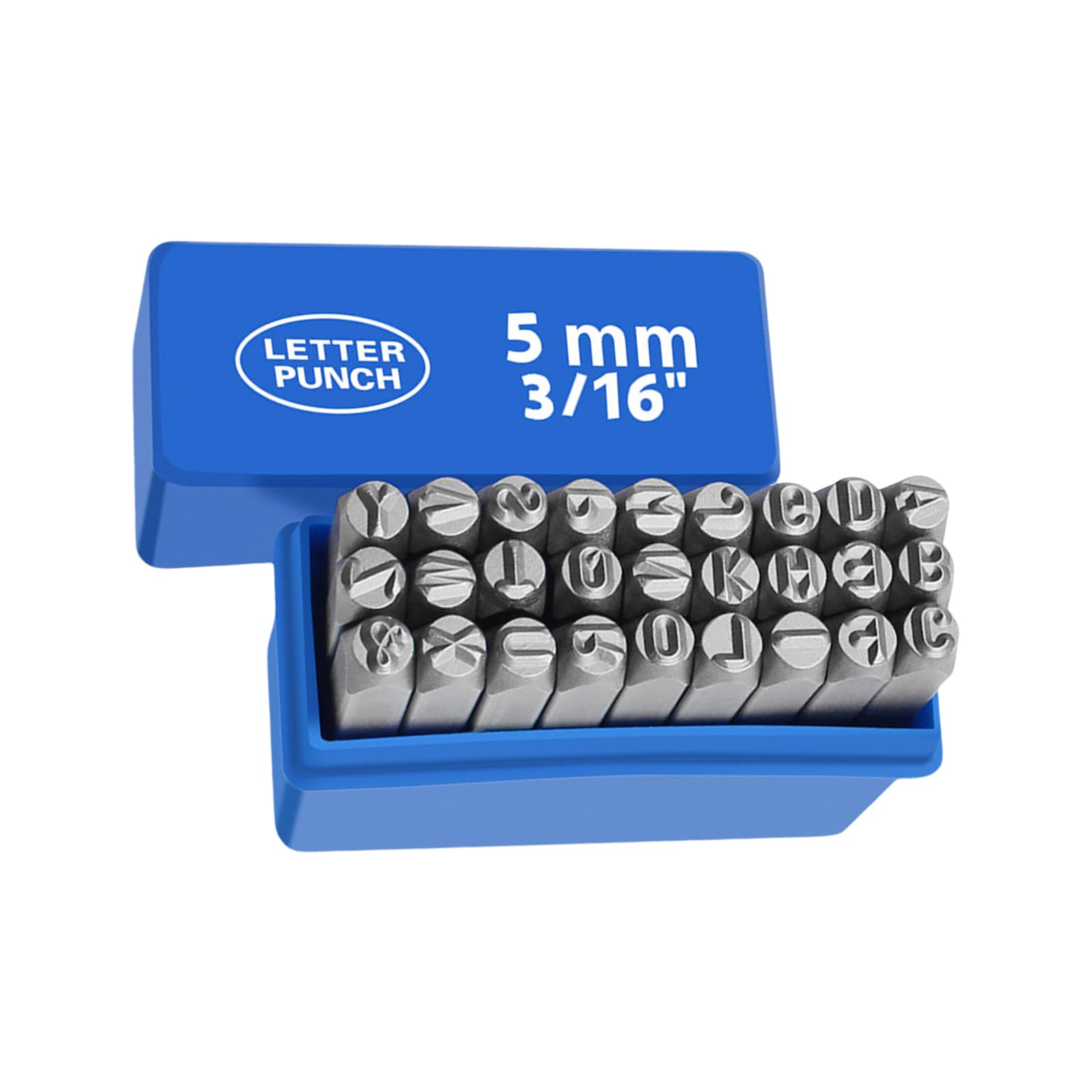 Kits d'estampage en métal pour lettres alphabet 3-8mm pour créer vos bijoux maison