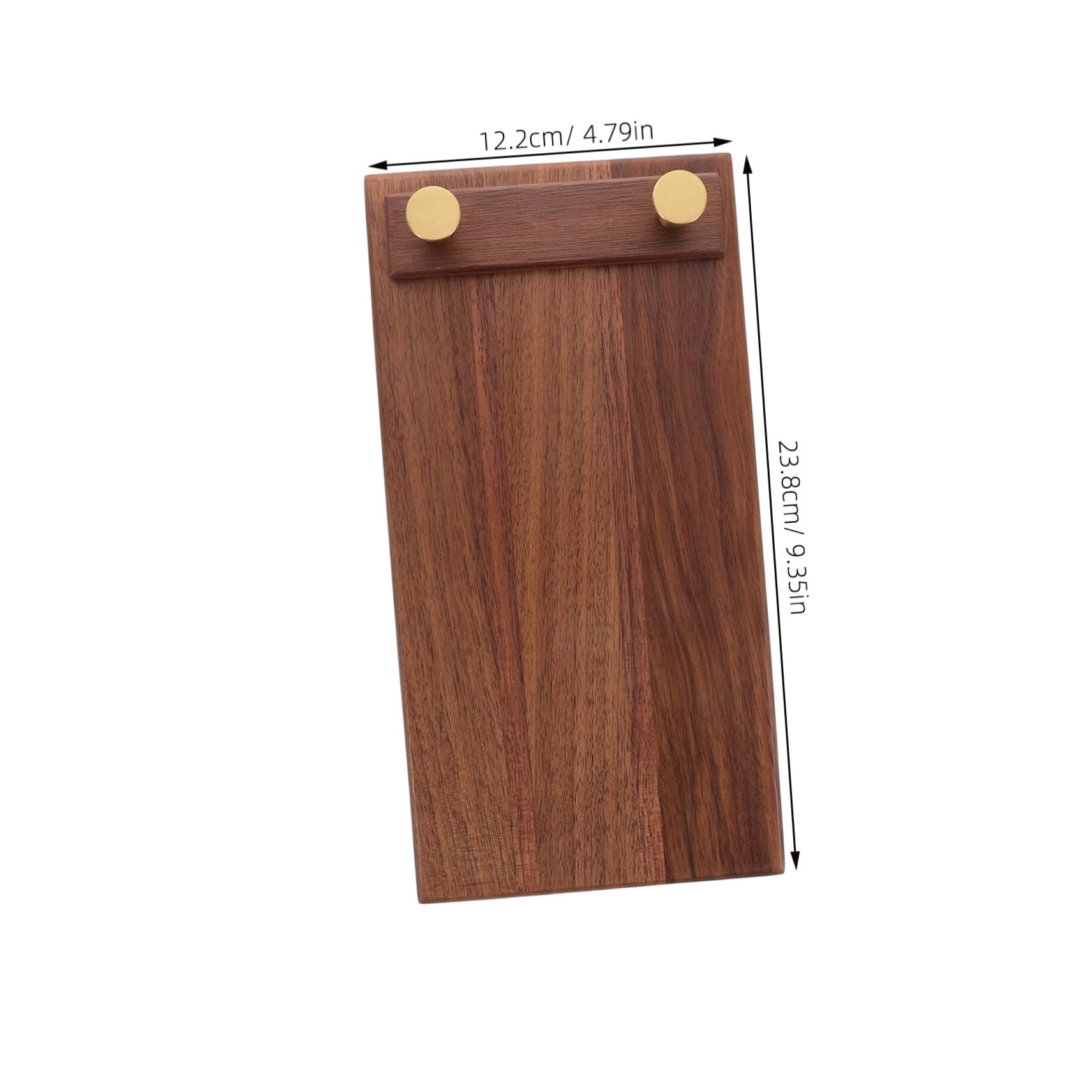ULTECHNOVO Wooden Table Menu Stand For Coffee Shops Restaurants Rustic Wood Board Clips For Displaying Menus Information Wooden Display Stand For Events Parties