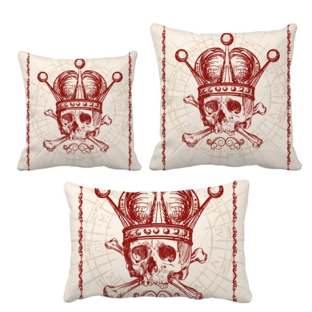 Housse de coussin carte de poker motif rouge finition premium
