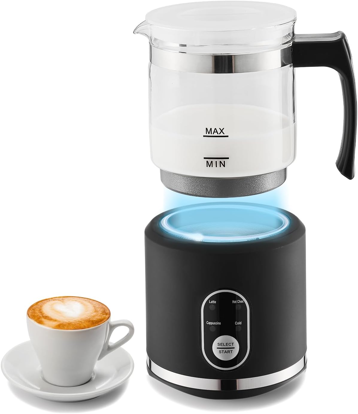 NESPRESSO Aeroccino 4 Milk Frother, Electric Foam Conditioner for 120