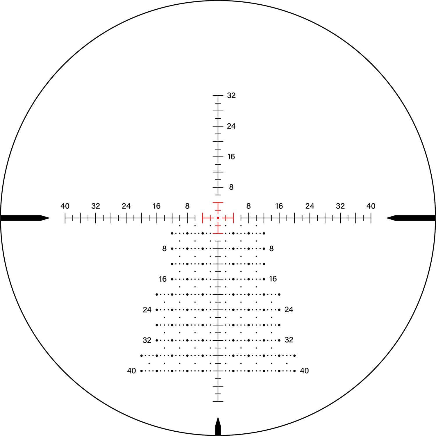 SPINA OPTICS 4-16x44 FFP First Focal Plane Riflescopes with Mil-dot Reticle and Parallax Adjustment, Waterproof, Fogproof Black Rifle Scope, 30mm Tube