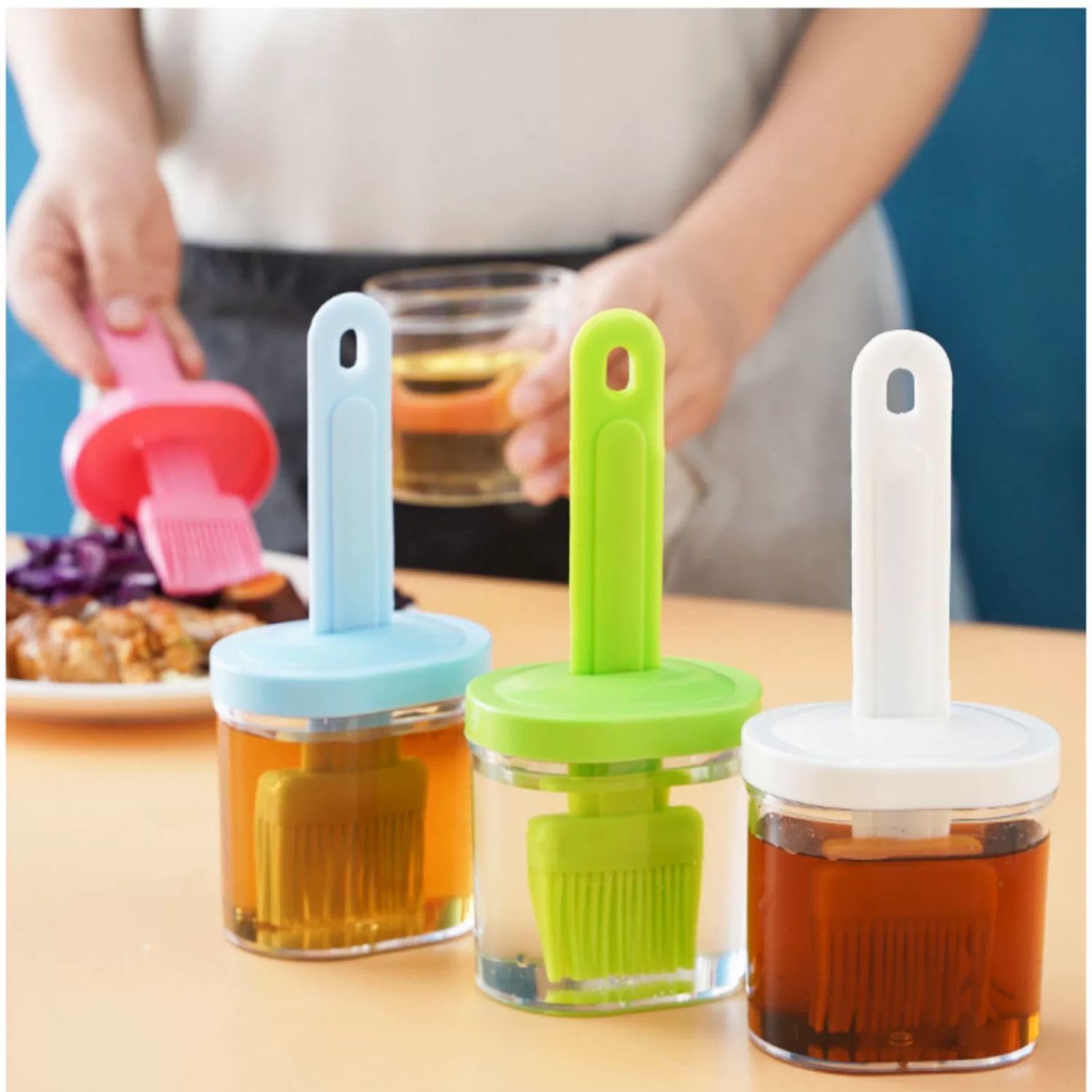 Amazon.co.jp: BeyondNice オイルディスペンサー ブラシ付き