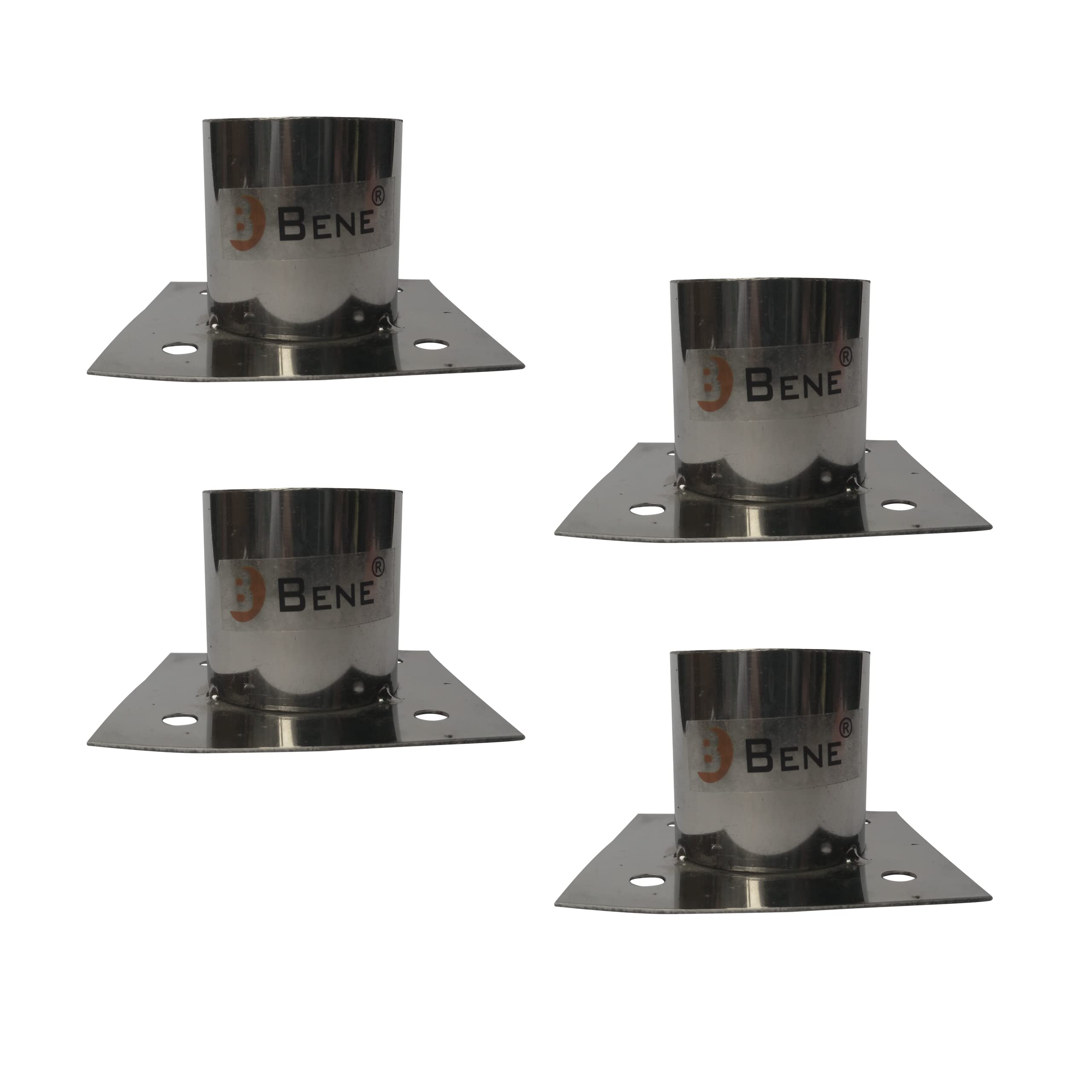 BENE Base Stands - Black Gate Light Holders (Pack of 4) -12