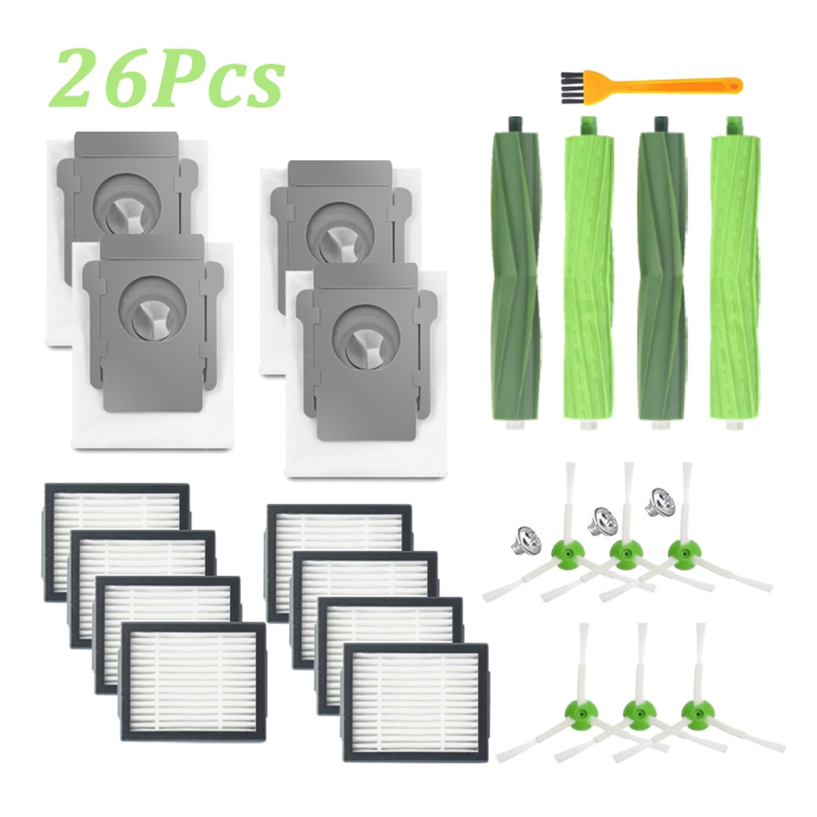 Sacca for polvere di filtro Hepa for irobot roomba I3 i7 Più E5 E6 Robot aspirapolico ad aspirapolvere laterale principale accessori for la sostituzione di burri(HXL2057 for 13pcs)