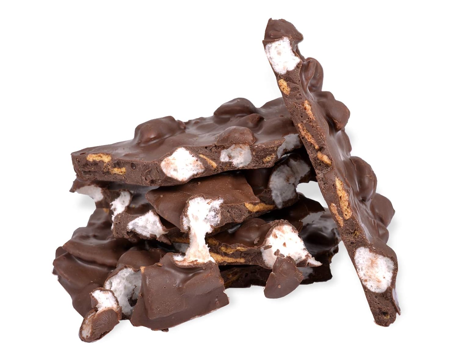 Chuao Chocolatier S'mores Bark Luxe Milk Chocolate | Gourmet Artisan European No Preservatives | For Gift Baskets Snacking| 15 oz