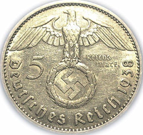 Germany - German Silver Five Reichsmark Coin