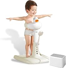 ZYNTO Baby Shower Bath Stand with Adjustable Height & Anti-Slip Base | Foldable Bathtub Stand With Cartoon Duck, Safe Design,Easy to Use for Toddlers 6–24 Months | Baby Bath Standing Shower – Ideal Gift for New Parents