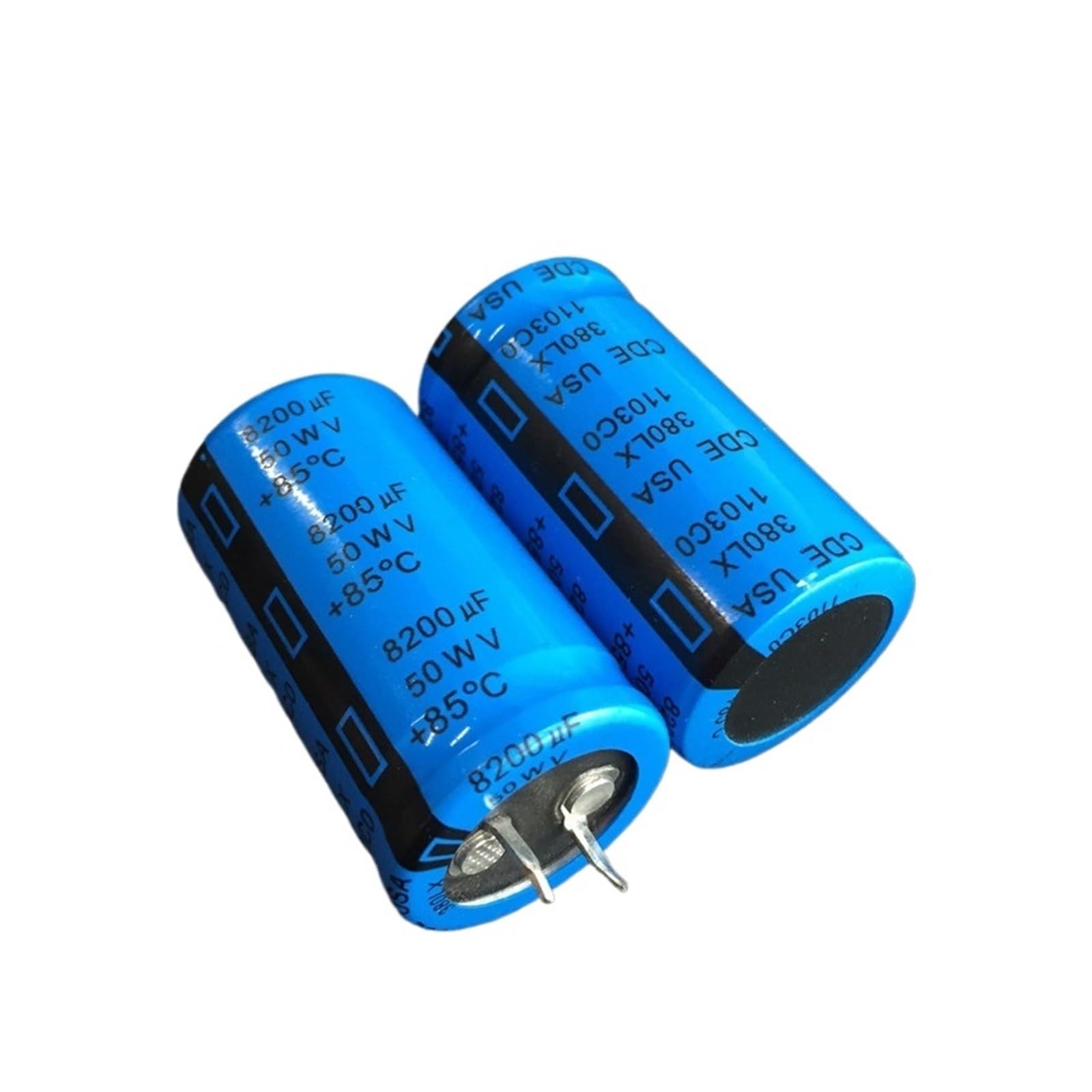 Condensatore elettrolitico in alluminio con alimentatore snap-in da 8200uF 50V CDE 380LX serie 25x45mm 50V8200uF(10pcs)
