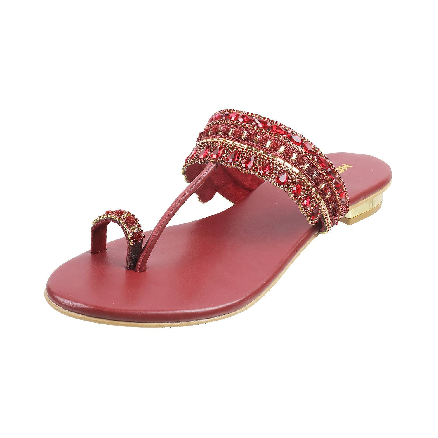 Mochi Womens Synthetic Maron Slip Ons (Size (5 UK (38 EU)) Maroon (B0BFDY21MX) Amazon Price History, Amazon Price Tracker