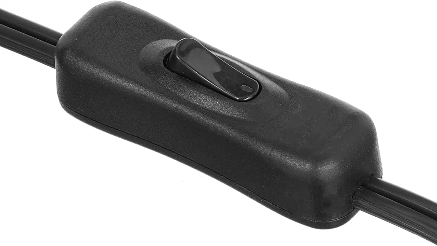 Close-up of the in-line power switch