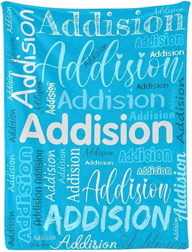 Manta personalizada con nombre para niños y adultos, manta de franela con nombre, manta de franela con nombre personalizado para cumpleaños, San disponible en Yaxa Costa Rica