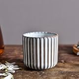 FIBOS Japanese retro ceramic teacups, wine cups, water cups, restaurants, home offices white