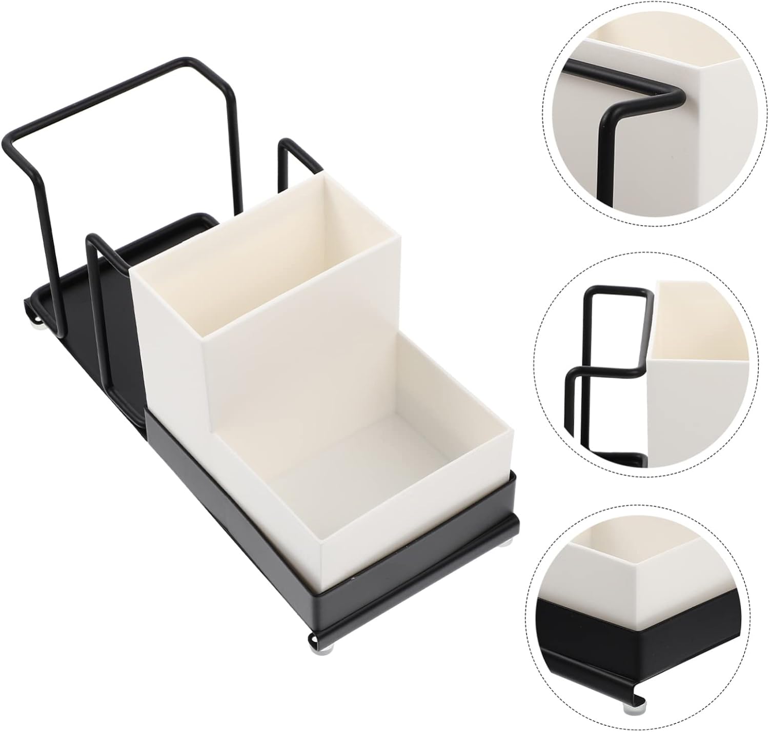 Coffee Bag Organizer and Tea Bag Box Multi-functional Countertop Organizer Cup Rack for Kitchen Living Room Bedroom and Office Storage