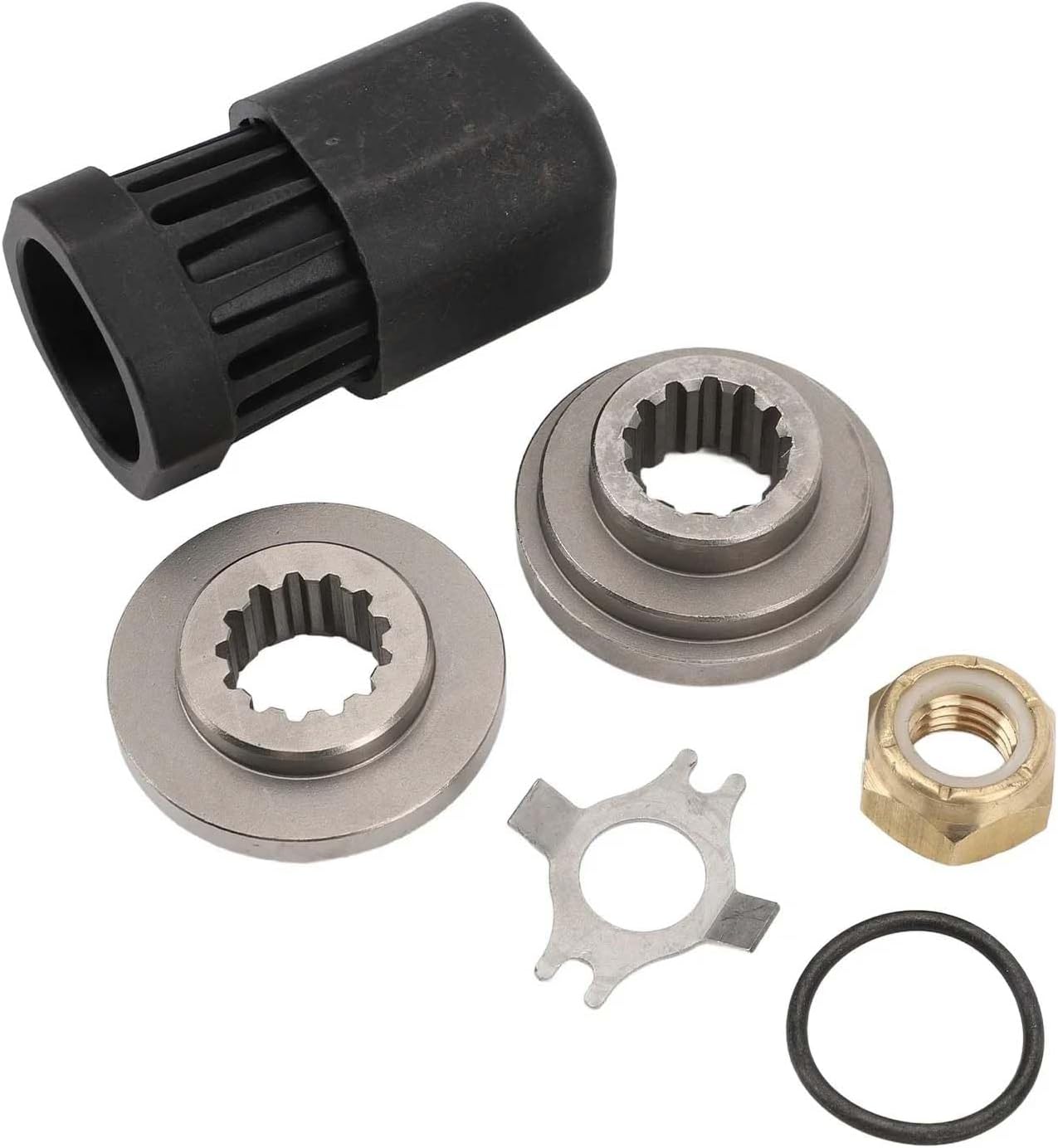 Propeller Hub Kit for Mariner Outboards 40-60HP, Complete Set Included, Protective Hub System, Enhanced Propeller Performance with Forward Thrust 835257K12