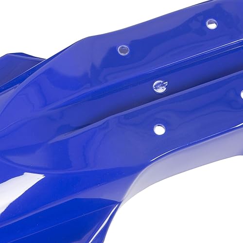 Miniatura 4 de KUAFU Kit de plástico compatible con Yamaha YZ125 YZ250 2002-2020 Kit completo de reestilo de motocicleta azul y blanco, 8 piezas