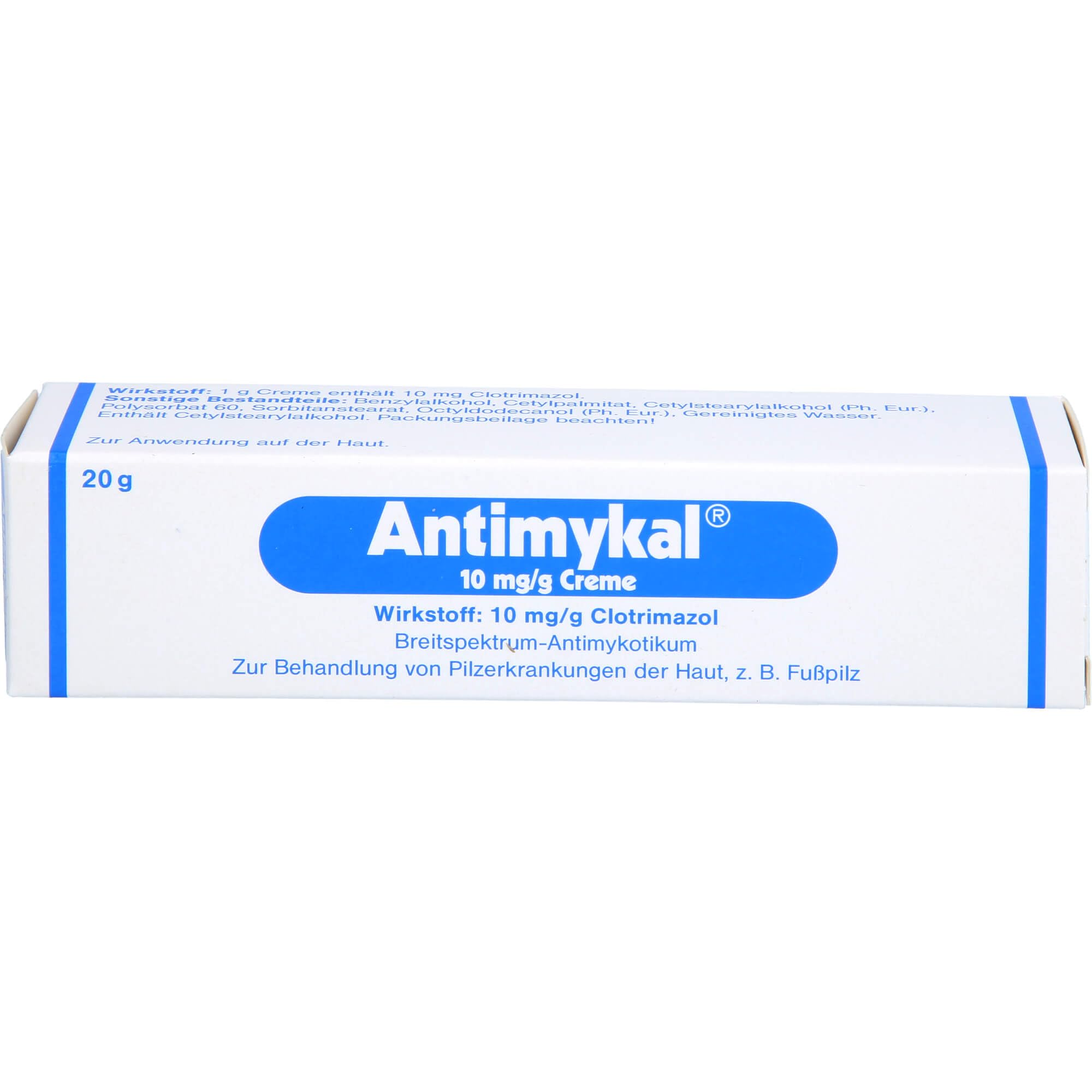 Antimykal 10 mg/g Creme, 20 g Packung