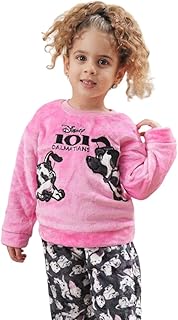 بيجامة بناتي برسوم كرتونية - خامة بولار فرو ناعم