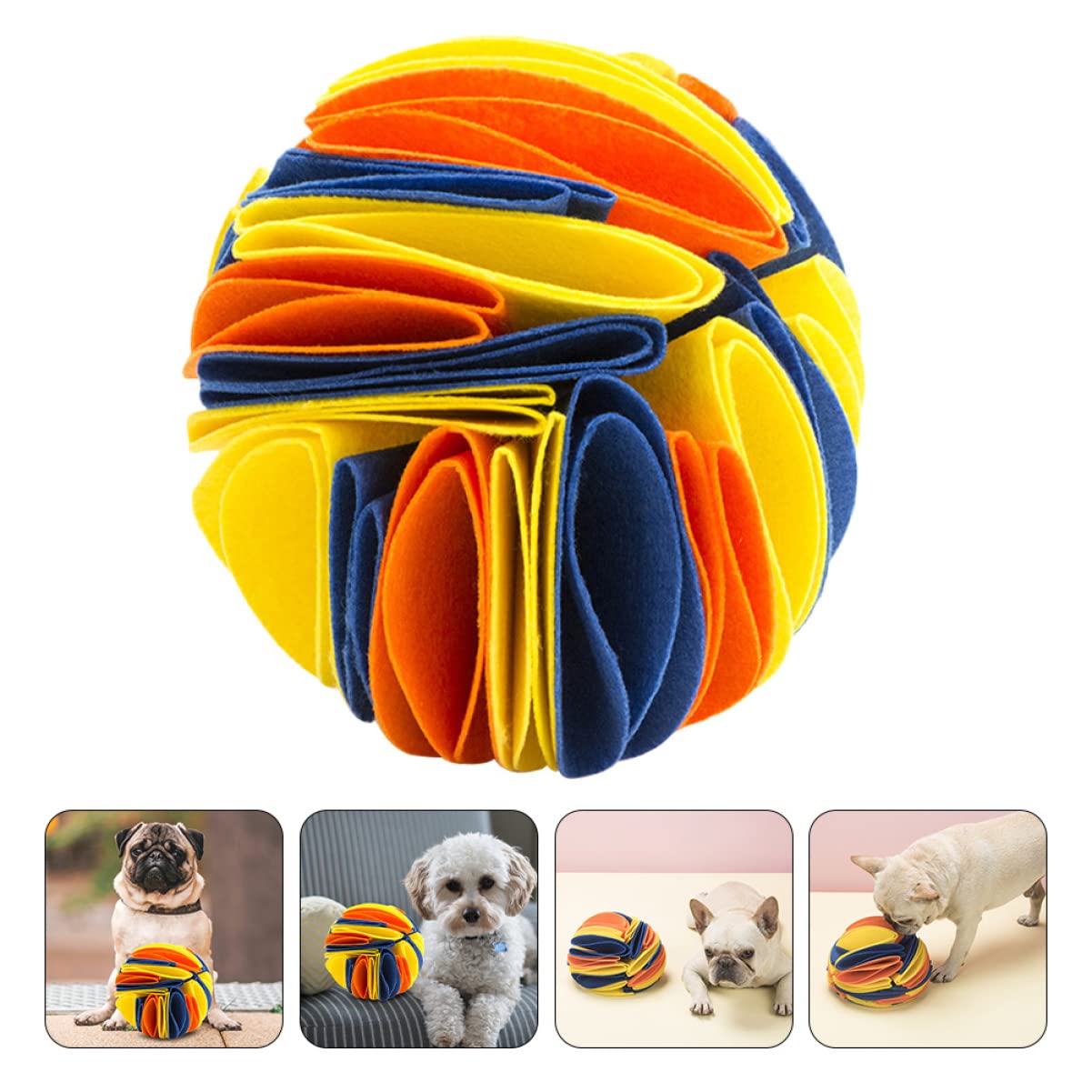 Mipcase 3 Stücke Hund Puzzle Spielzeug Langsam Feeder Haustier Spielzeug Sicher Filz Material Snuffle Für Hunde Für Den Einsatz