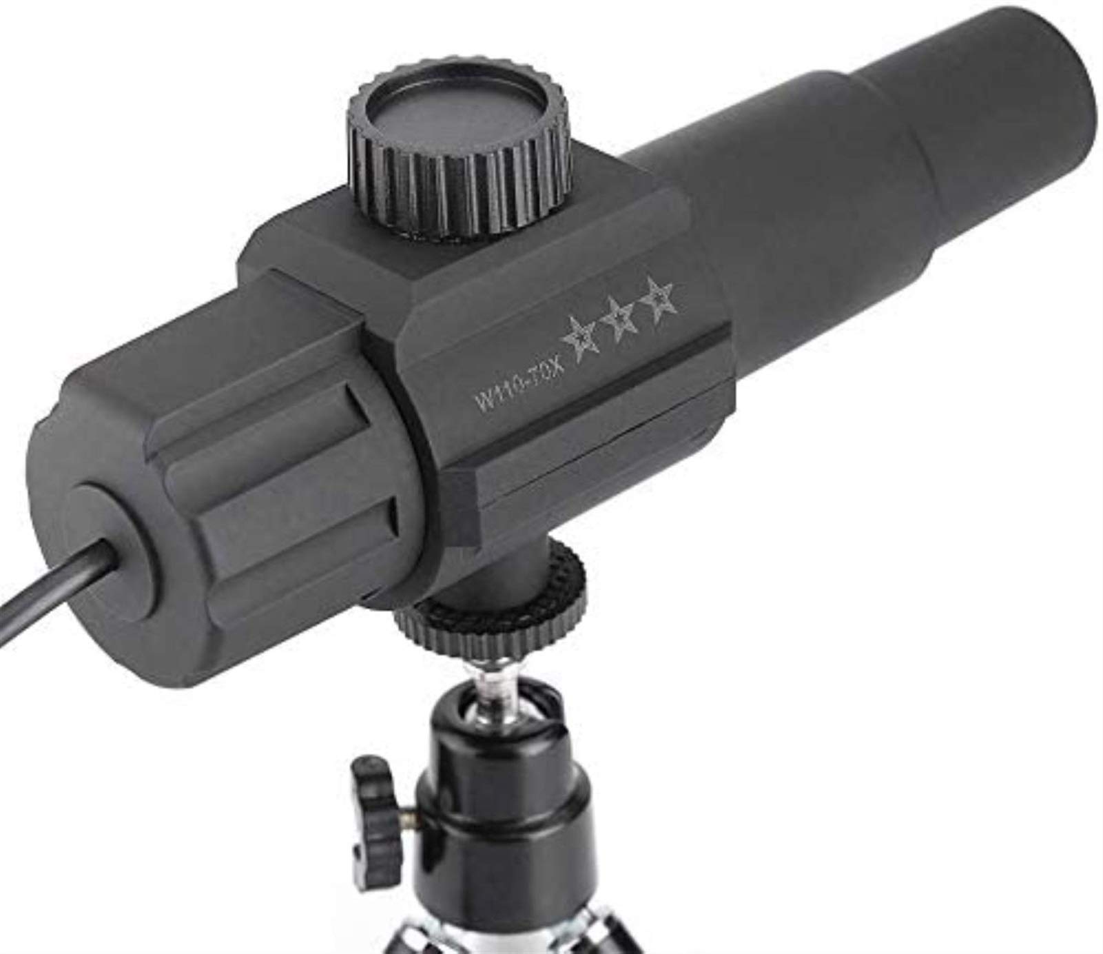 LYGXWJFC Monokulare für Erwachsene, Hochleistungs-Kamerateleskop, 2 Megapixel, 70-Fach Zoomobjektiv, intelligente Bewegungserkennung, USB-Digitalteleskop mit Stativ für