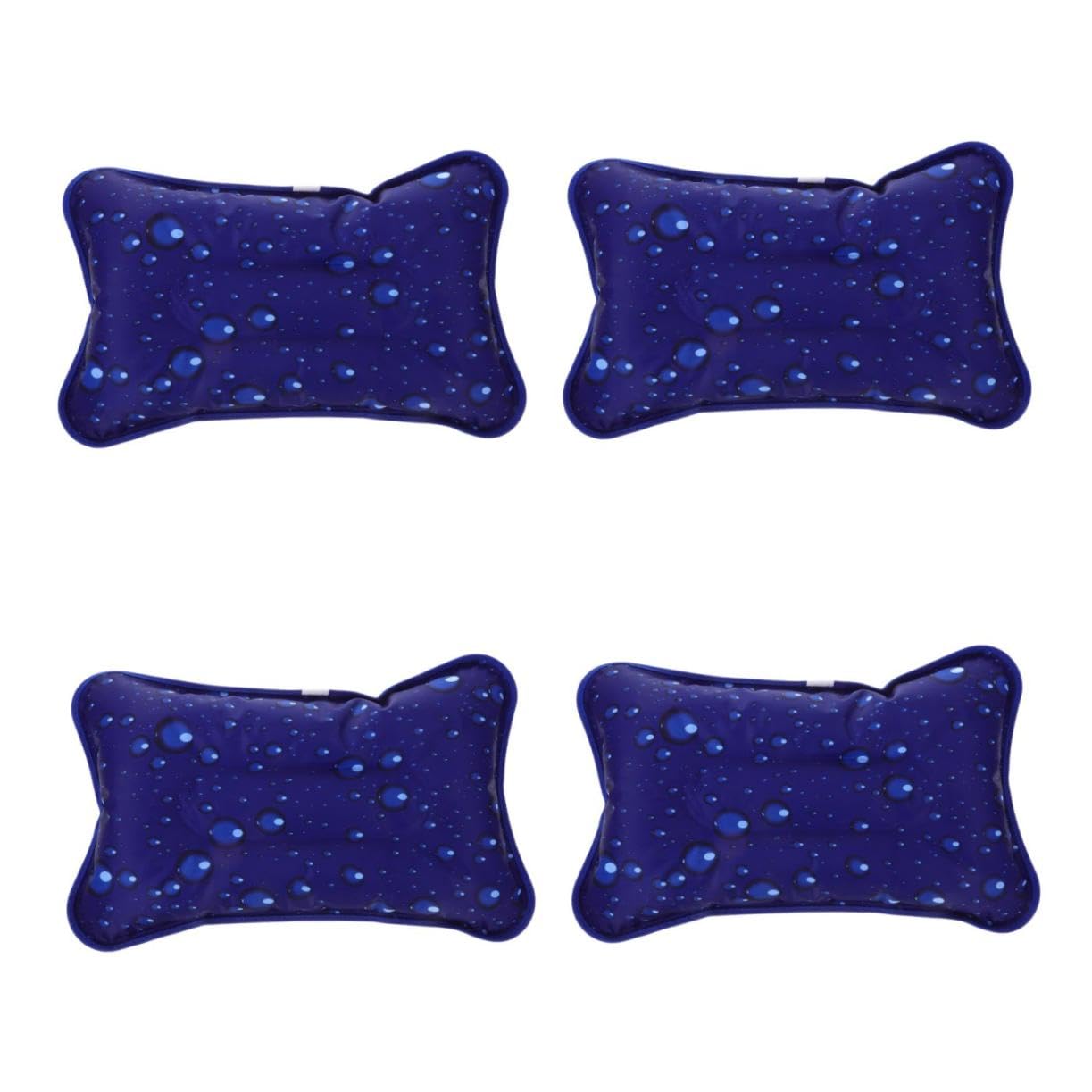 Ciieeo 4 Pièces Summer Inflatable Cooling Pillow Water Fillable Lightweight Portable Camping and Outdoor Pillow for Summer Comfort