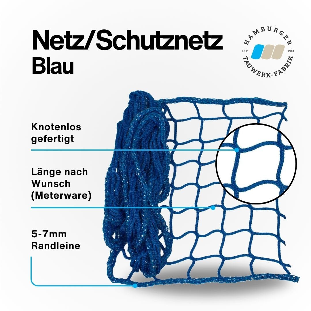 Universal Schutznetz in vielen Farben und Größen - Netzhöhe 1,0 Meter