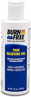 Burn Free Pain Relieving Gel, Maximum Strength- Fast relief for minor burns including sunburn