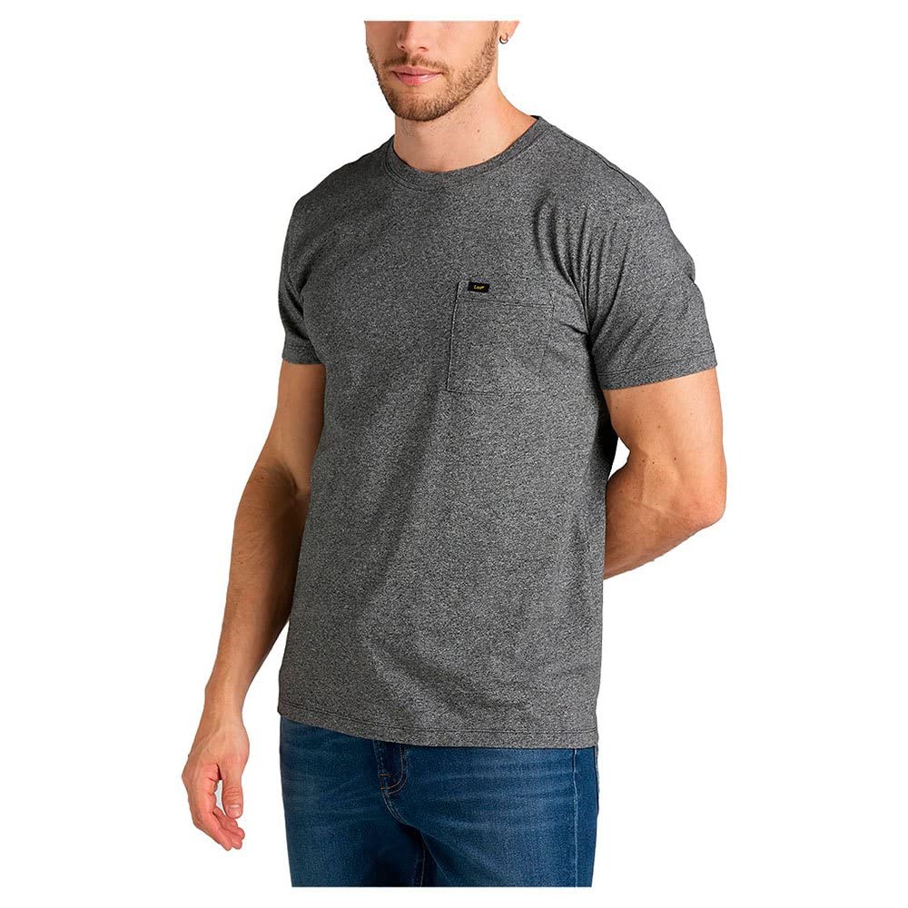 Lee Men's Black Slim Ultimate Pocket Tee Medium