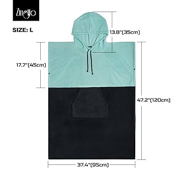 Amazon.com: Zingtto Surf Poncho Changing Robe Extra Large Amazon.com: Zingtto Surf Poncho Changing Robe Extra Large